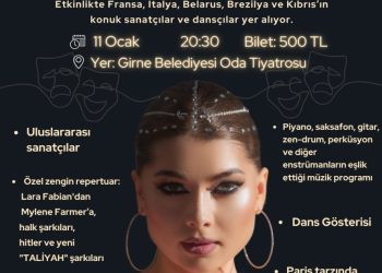 Girne Belediyesi Oda Tiyatrosu’nda “TALÍYAH” adlı oyun sahne alacak