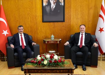 Meclis Başkanı Öztürkler, TC Cumhurbaşkanı Yardımcısı Yılmaz’ı kabul etti