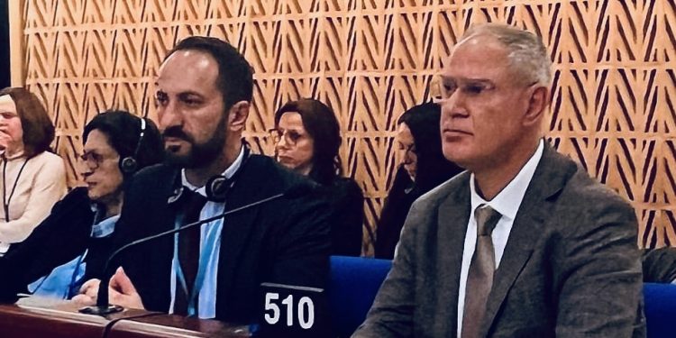 Hasipoğlu ve Candan Strazburg’da AKPA 2025 İlk Olağan Oturumu’na katılarak konuşma yaptı