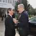 KKTC’ye gelen Fidan mevkidaşı Ertuğruloğlu ile bir araya geldi