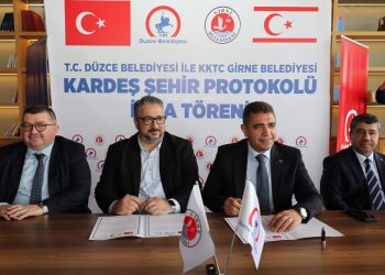 Girne ve Düzce belediyeleri kardeş şehir protokolü imzaladı