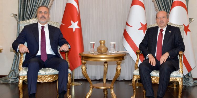 Cumhurbaşkanı Tatar, Türkiye Dışişleri Bakanı Hakan Fidan’ı kabul etti