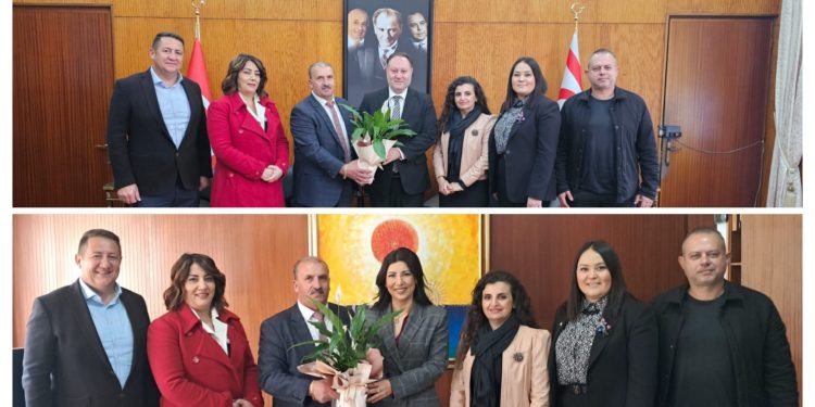 Meclis çalışanları Öztürkler ve Özdenefe’yi ziyaret etti