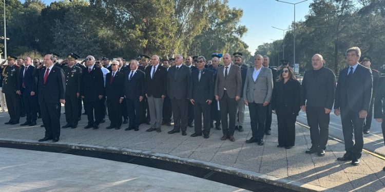 İngiliz Sömürge İdaresine Karşı Direnişin 67. yıldönümü. Lefkoşa Şehitler Abidesi’nde tören düzenlendi