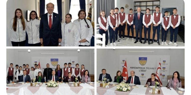 Cumhurbaşkanı  Tatar  Haydarpaşa Ticaret Lisesi’ni ziyaret etti
