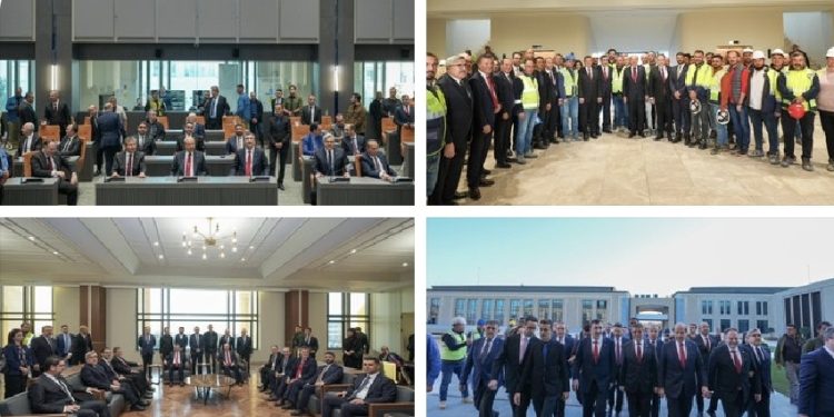 Yılmaz, Cumhurbaşkanlığı ve Meclis Yerleşkesi’ni ziyaret etti