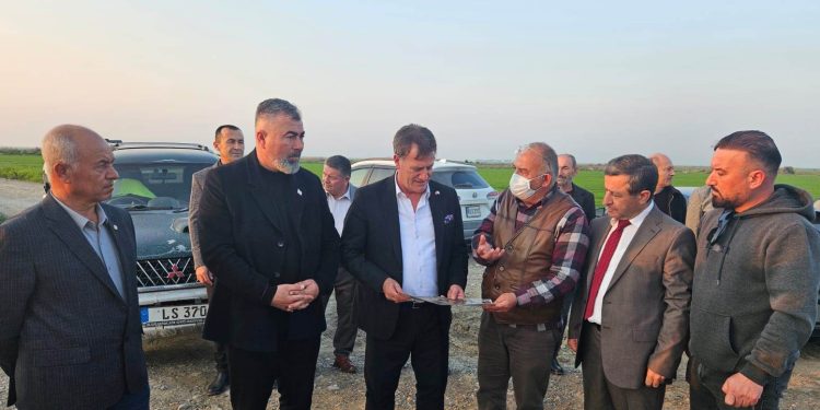 Çayönü-Güvercinlik yol yapım çalışmaları başladı…Arıklı: Çalışmaların Nisan ayında tamamlanması bekleniyor
