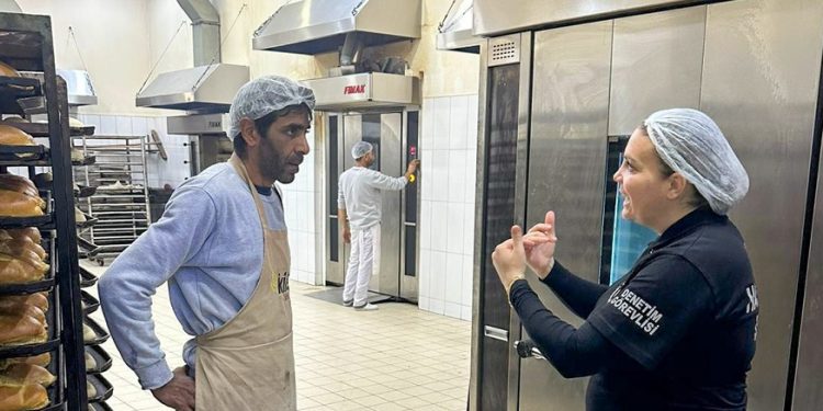 LTB fırın denetimleri kapsamında bir işletmeye uyarı yaptı