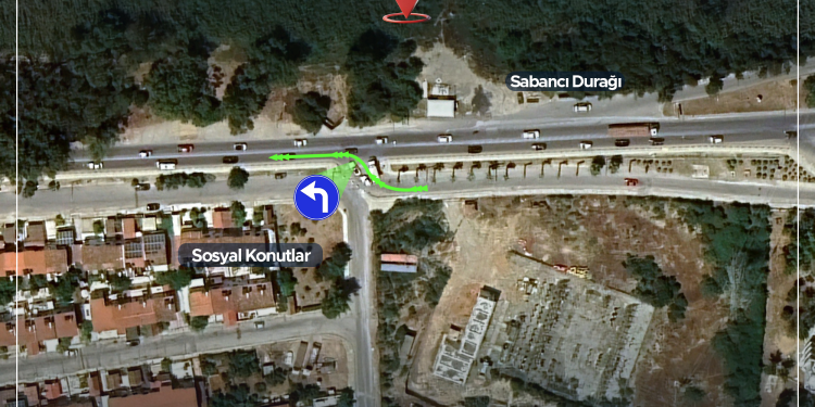 DAÜ Kampüsü’nün batısında Büyük Sanayi yolunda yapılan kaçış yolu trafiğe açıldı