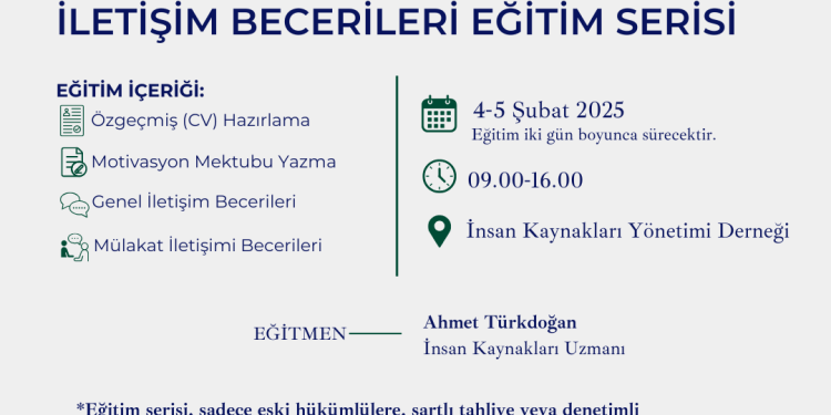 Cezaevi Sonrası Yaşam Projesi kapsamında eğitim düzenlenecek