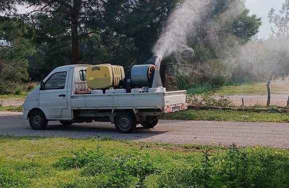 Mehmetçik Büyükkonuk Belediyesi’nden çam kese böceklerine karşı çevre dostu biyolojik mücadele…