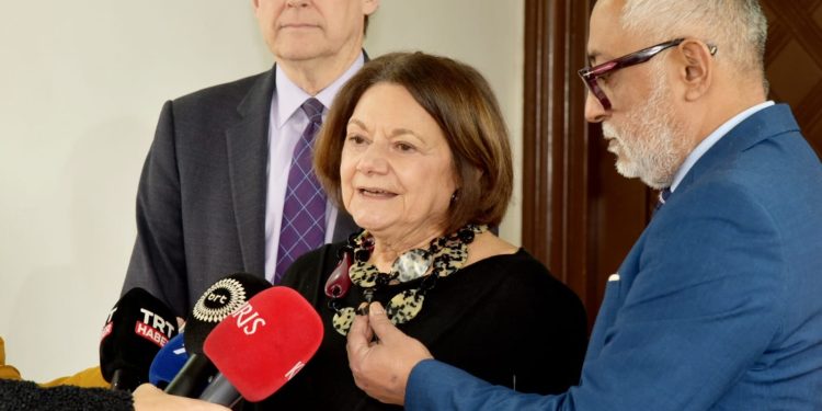 Tatar- DiCarlo görüşmesi tamamlandı…Dicarlo: “Tatar’la verimli bir görüşme yaptık, geniş kapsamlı toplantıyı ele aldık”