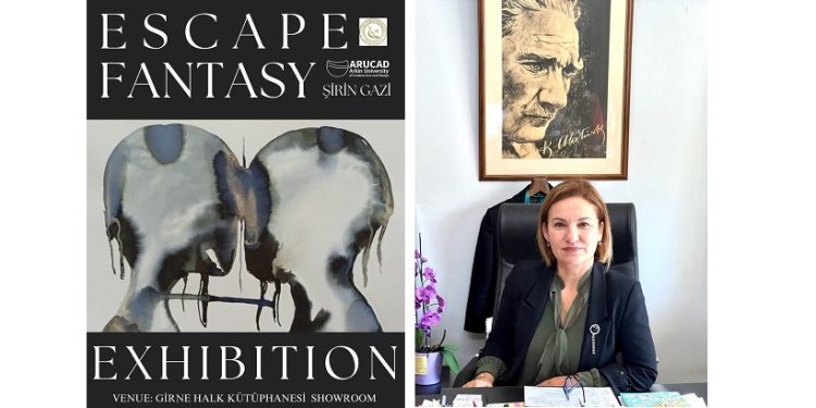 Şirin Gazi’nin Kaçış Fantazisi isimli sergisi, 14 Şubat’ta sona eriyor