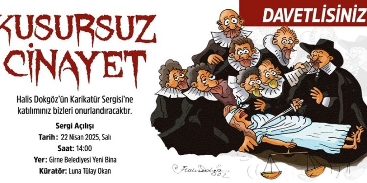 Prof. Dr. Halis Dokgöz “Kusursuz Cinayet” kitabı imza günü ve karikatür sergisi nisan ayında KKTC’de yapılacak