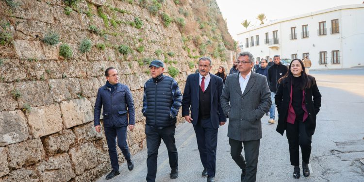 Erhürman, Gazimağusa Belediyesi’nin projelerini yerinde inceledi