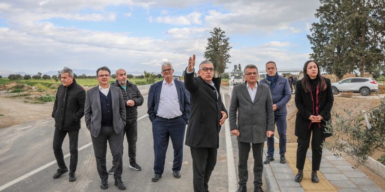 Erhürman, Mesarya Belediyesi’nin projelerini yerinde inceledi