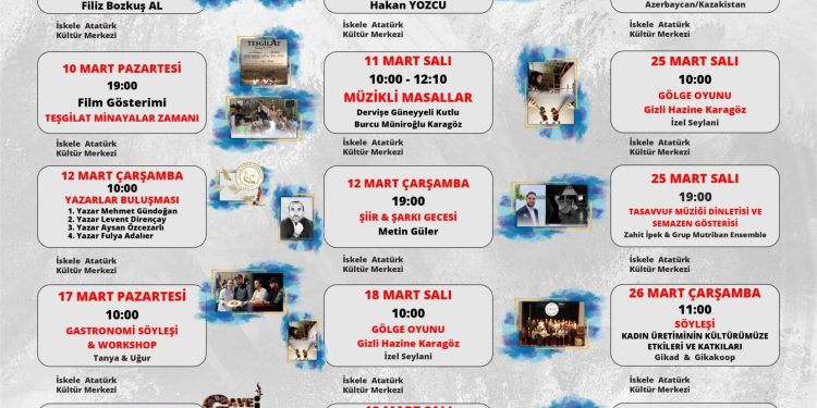 İskele Belediyesi’nin 14’üncü Kültür & Sanat Günleri 7 Mart’ta başlıyor