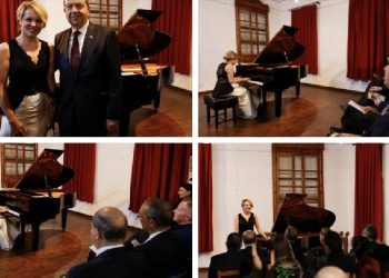 Cumhurbaşkanı Tatar, Rüya Taner’in piyano resitalini izledi