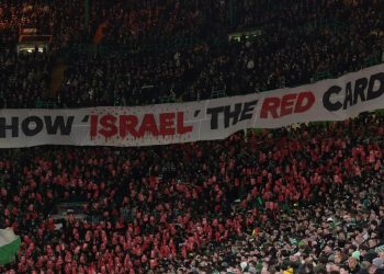 Celtic taraftarlarından İsrail'e 'kırmızı kart'