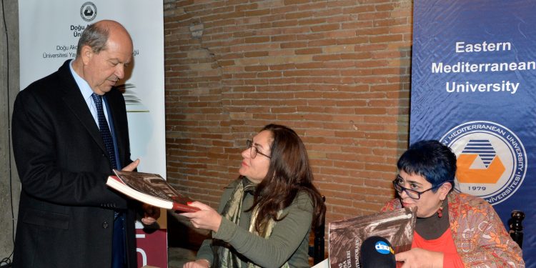 Cumhurbaşkanı Tatar, “Çağdaş Mağusa Gravürleri” söyleşi ve kitap tanıtım etkinliğine katıldı