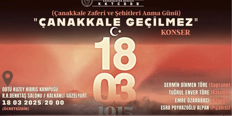 “Çanakkale Geçilmez” konseri düzenleniyor
