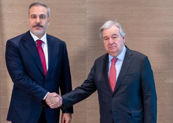 Türkiye Dışişleri Bakanı Fidan, Cenevre’de BM Genel Sekreteri Guterres ile görüştü
