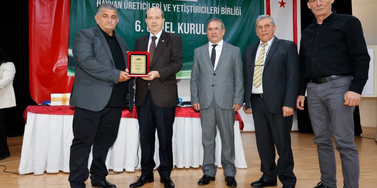 Cumhurbaşkanı Tatar, Hayvan Üreticileri ve Yetiştiricileri Birliği’nin 6. Genel Kurulu’na katıldı