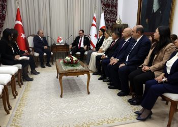 Ziya Öztürkler, Türkiye Cumhuriyeti’nin Lefkoşa Büyükelçisi Ali Murat Başçeri’yi kabul etti