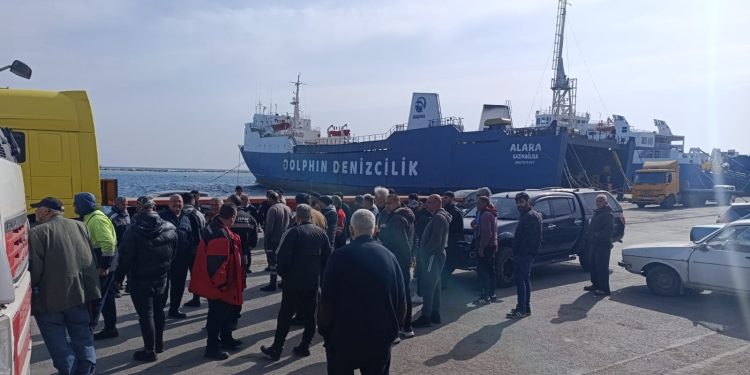 Gazimağusa Limanı’nda grev