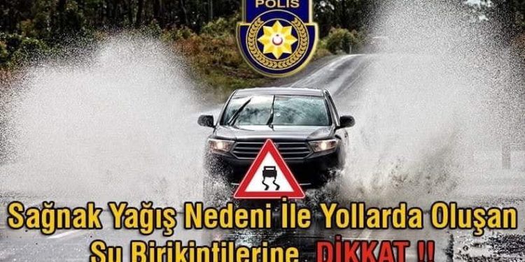 Girne-Değirmenlik anayolunda  görüş mesafesi yer yer azaldı