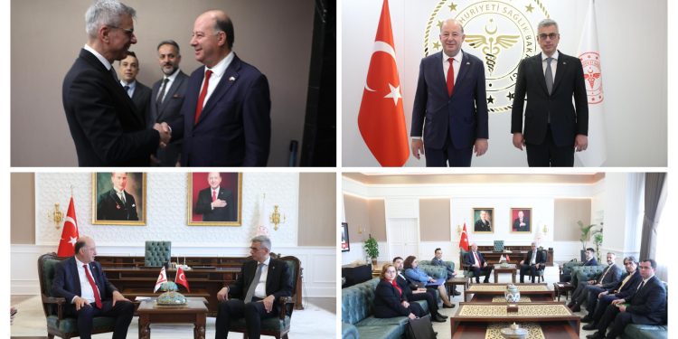 Sağlık Bakanı Dinçyürek, Ankara’da TC Sağlık Bakanı Memişoğlu ile görüştü