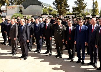 KTFD Başbakanı Osman Örek 26’ncı ölüm yıl dönümünde devlet töreniyle anıldı