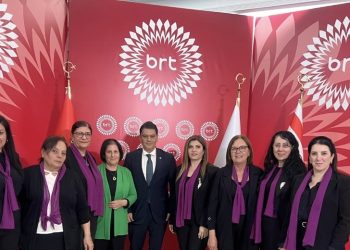 Güzelyurt Yeşilada Lions Kulübü, BRTK Yönetim Kurulu Başkanı Tokel’i ziyaret etti.