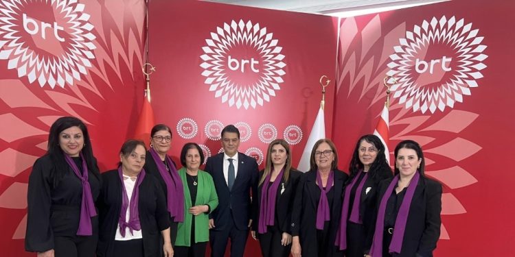 Güzelyurt Yeşilada Lions Kulübü, BRTK Yönetim Kurulu Başkanı Tokel’i ziyaret etti.