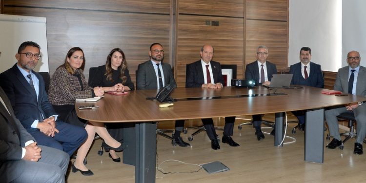 Cumhurbaşkanı Ersin Tatar, AB Koordinasyon Merkezi’ni ziyaret etti