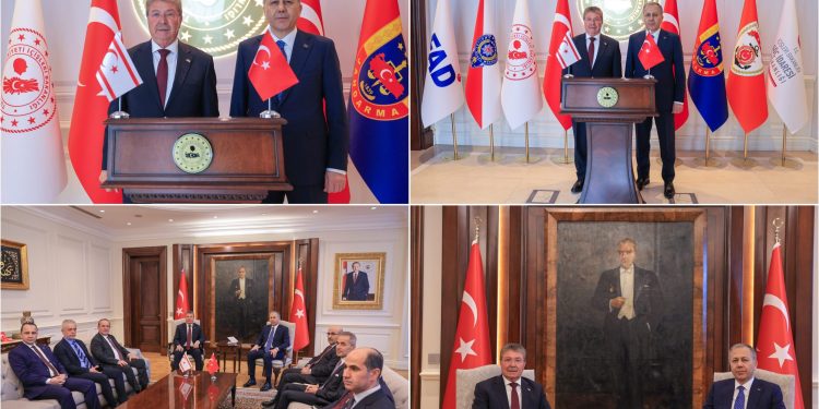 Başbakan Ünal Üstel, Ankara’da İçişleri Bakanı Ali Yerlikaya ile görüştü: ‘Göç Merkezi çalışmaları hızlandırılıyor,polis ve itfaiye araçları güçlendiriliyor’