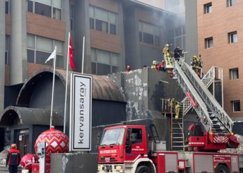 Uludağ’da kapatılan bir otelde yangın çıktı