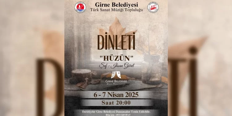 Girne Belediyesi Türk Sanat Müziği Topluluğu’ndan iki konser