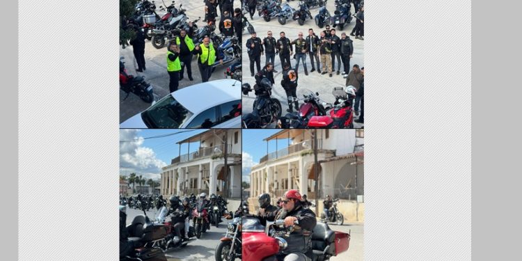 Motosiklet sürücüleri hayvan haklarına dikkat çekmek amacıyla Karpaz’a sürüş gerçekleştirdi