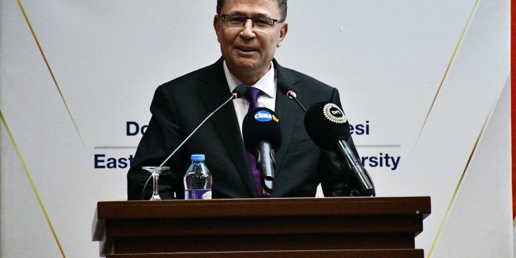 TDK Başkanı Prof. Dr. Mert, DAÜ’de konferans verdi