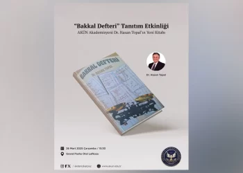 Dr. Hasan Topal’ın “Bakkal Defteri” adlı kitabı çarşamba günü tanıtılacak