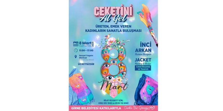 “Ceketini Al Da Gel“ sanat çalışması hayat buluyor