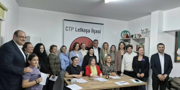 CTP Lefkoşa Kadın Örgütü Başkanlığı’na yeniden Alev Şensoy seçildi