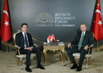 TC Cumhurbaşkanı Erdoğan, Barzani ile görüştü