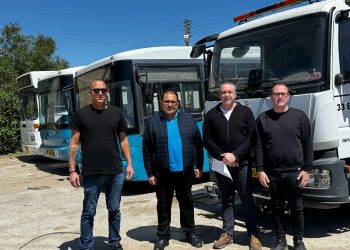Mersin Belediyesi’nin hibe ettiği araçlar Gazimağusa Belediyesi tarafından teslim alındı