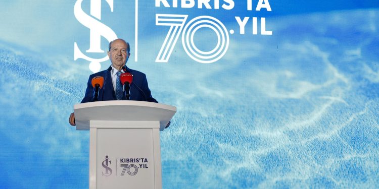 Cumhurbaşkanı Tatar “İş Bankası’nın Kıbrıs’taki 70’inci Yılı” etkinliğine katıldı
