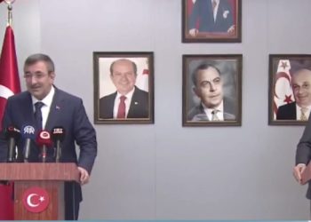 Türkiye Cumhurbaşkanı Yardımcısı Yılmaz KKTC’ye geldi