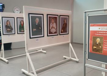 “İz Bırakan Kadınlarımız 1” sergisi Ercan Havalimanı’nda açıldı