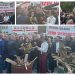 Disiplin tüzüğü değişikliğine yönelik eylemler kapsamında Meclis önünde eylem ateşi yakıldı