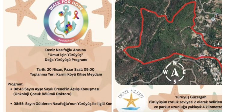Deniz Nasıfoğlu anısına 3. Umut Yürüyüşü düzenlendi
